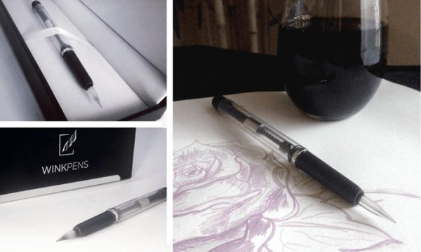 WINKpen：能用任意液体作墨水的钢笔