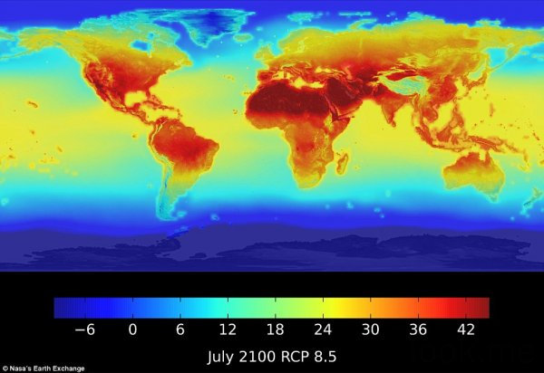 一张图告诉你2100年的夏天会有多热
